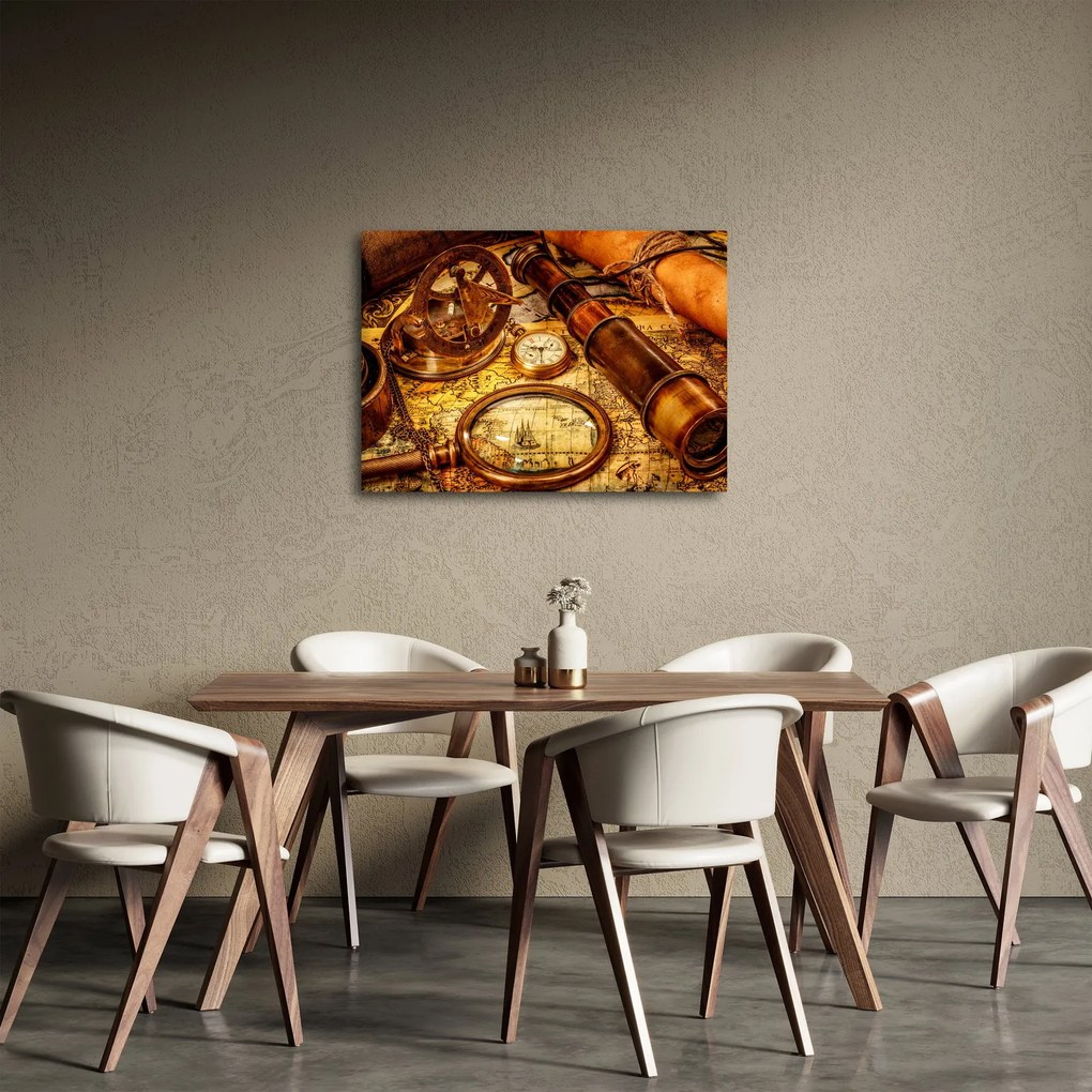 Obraz - Historyczne narzędzia marynarzy (70x50 cm)