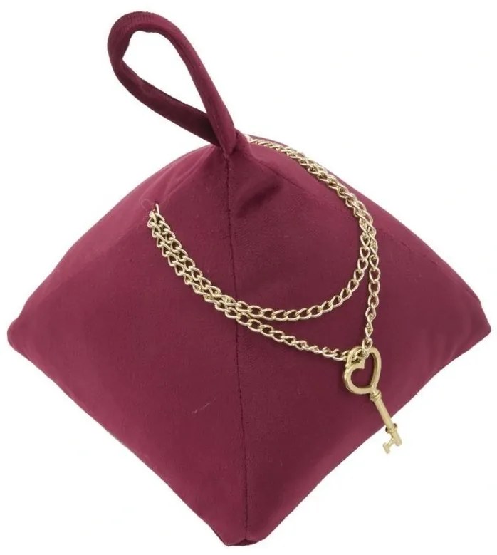 Stoper do drzwi w kolorze Bordowym