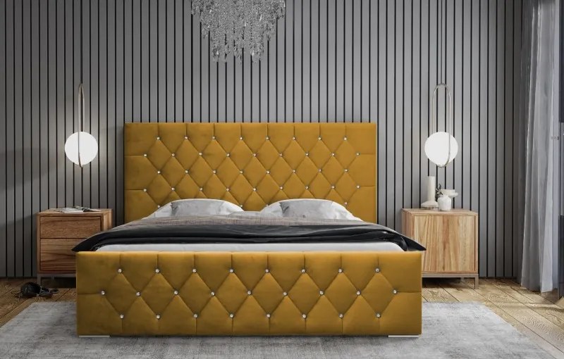 Łóżko Mona I 180 w tkaninie Magic Velvet 2290