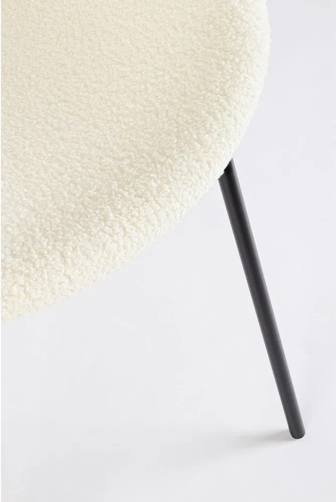 Białe tapicerowane krzesło Maddie – Yes Everyday