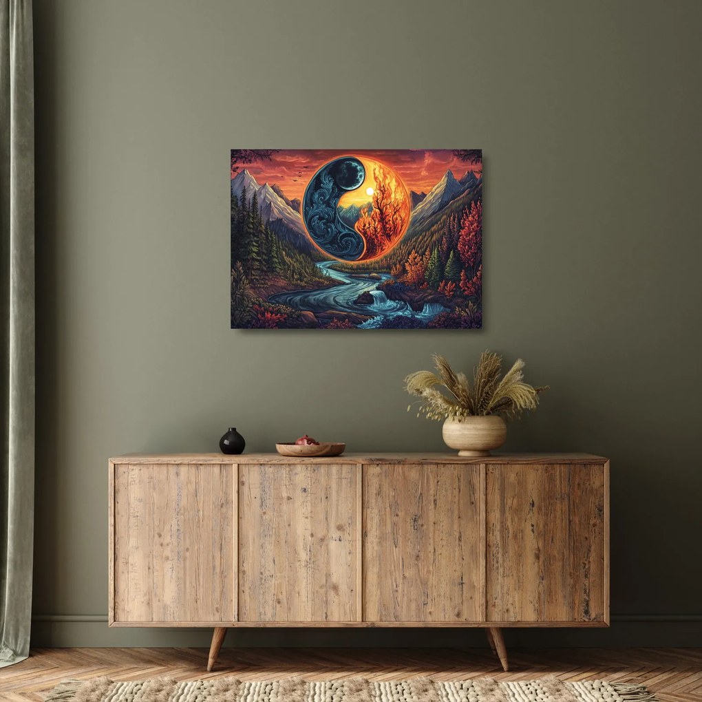 Obraz na szkle - Żywioły (70x50 cm)