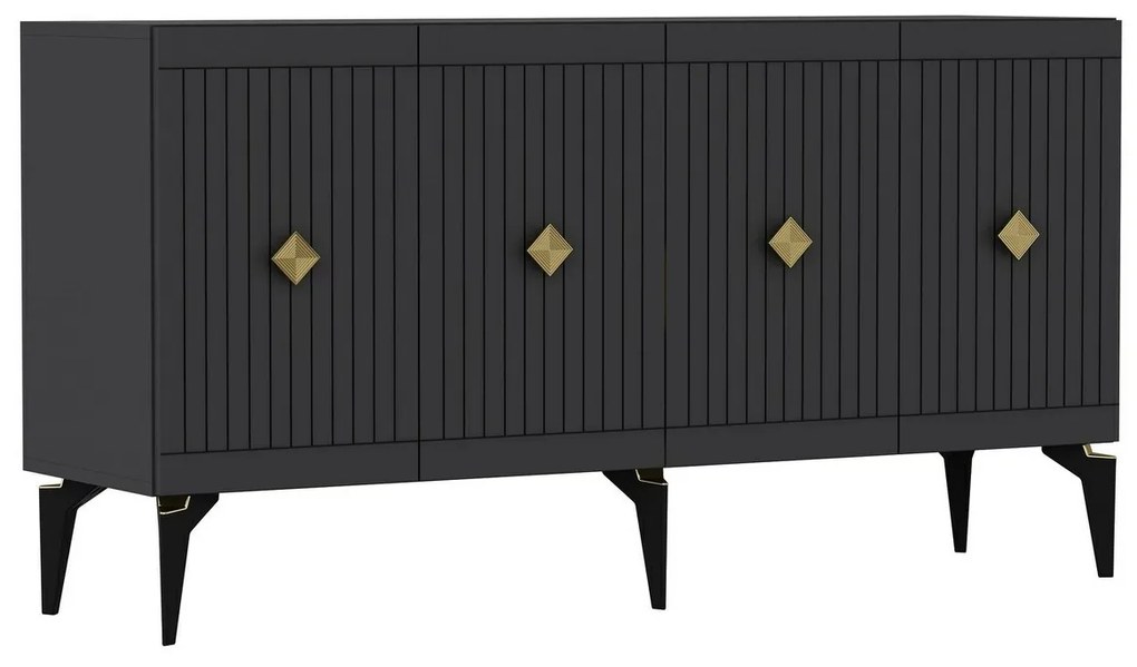 Szafka Midas Anthracite and Gold