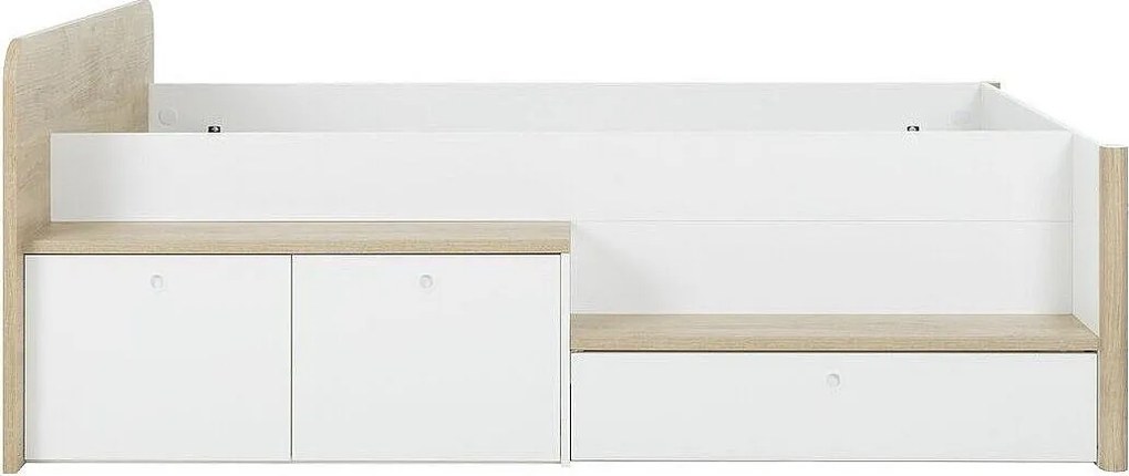 Łóżko niskie kompaktowe 90x200 cm - MATIS