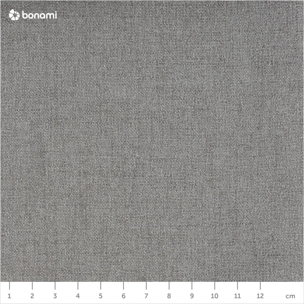 Szare tapicerowane łóżko dwuosobowe 140x200 cm Mattis – Meise Möbel