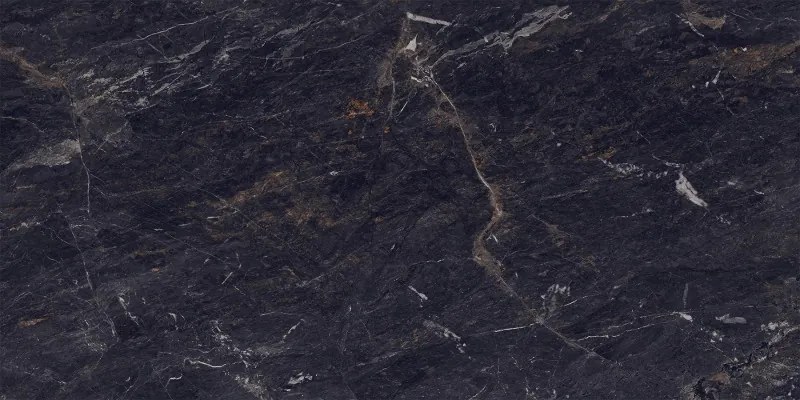 Mexen Sintra Black gres szkliwiony rekt. G1, płytka podłogowo-ścienna 120 x 60 cm, wysoki połysk - TL204-120-060-00