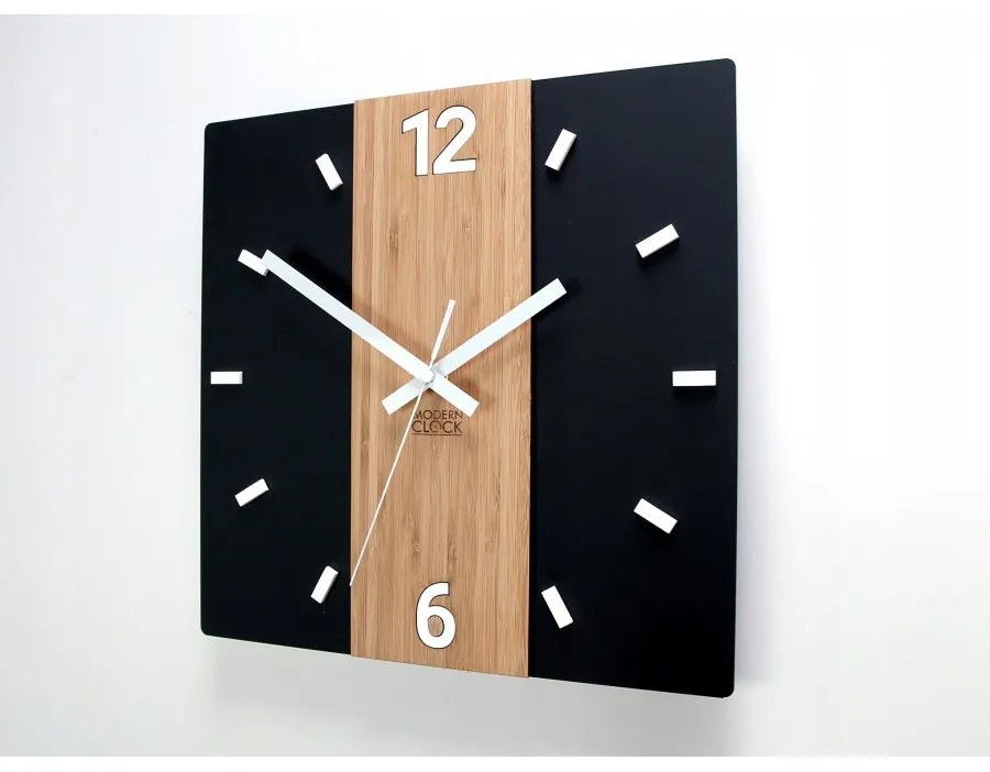 Zegar na ścianę nowoczesny do salonu sypialni cichy kwadratowy efektowny