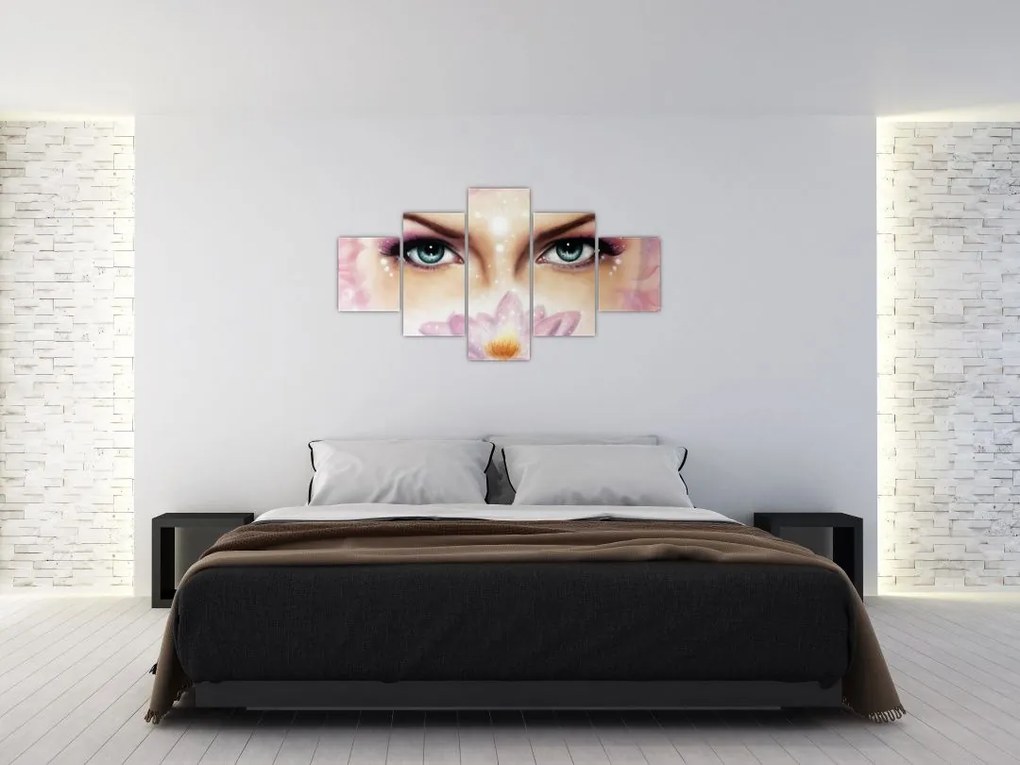 Obraz - Urocze oczy (125x70 cm)