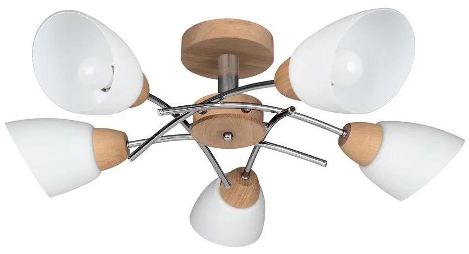 Spot-Light 8141574 - Lampa sufitowa VILETTA 5xE27/40W/230V