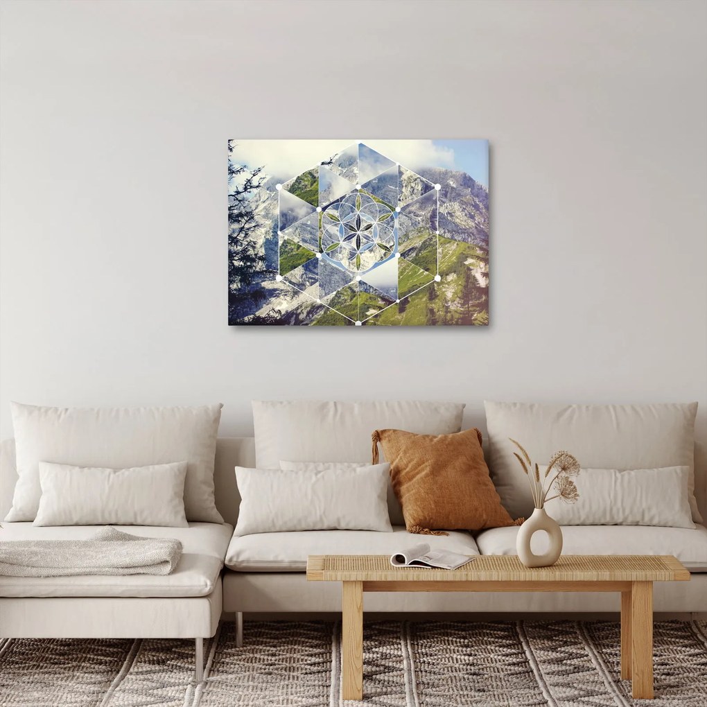 Obraz - Figura geometryczna (70x50 cm)