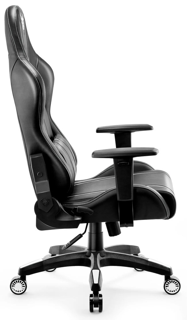 Fotel gamingowy Diablo X-One 2.0 Normal Size, czarno-biały