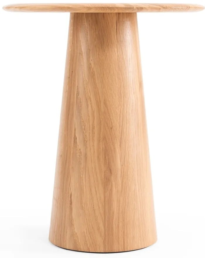 Okrągły stolik z litego drewna dębowego ø 40 cm Mushroom – Gazzda
