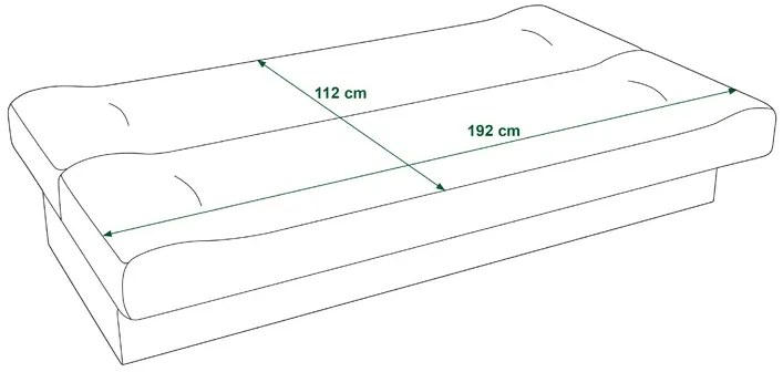 Wersalka rozkładana popielaty + ecru M0-S60