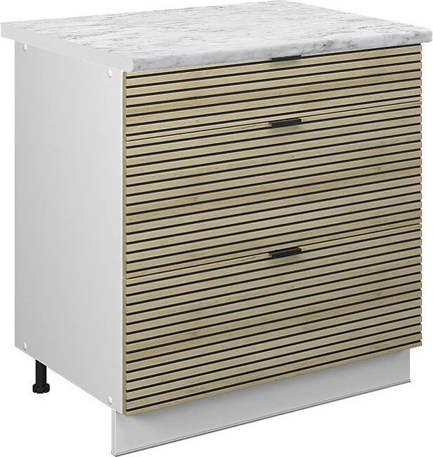 Szafka dolna do kuchni panel dębowy 80x60x82 fame-line