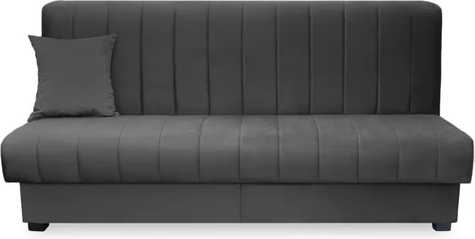 Sofa z Funkcją Spania SIGMA Rozkładana Wersalka Dwuosobowa Szara Nowoczesna do Salonu