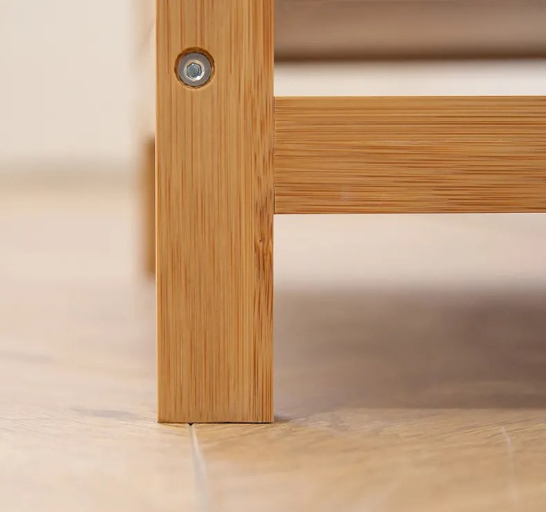 PROMOCJA Szary bambusowy kosz na pranie SOBIKON II. jakość