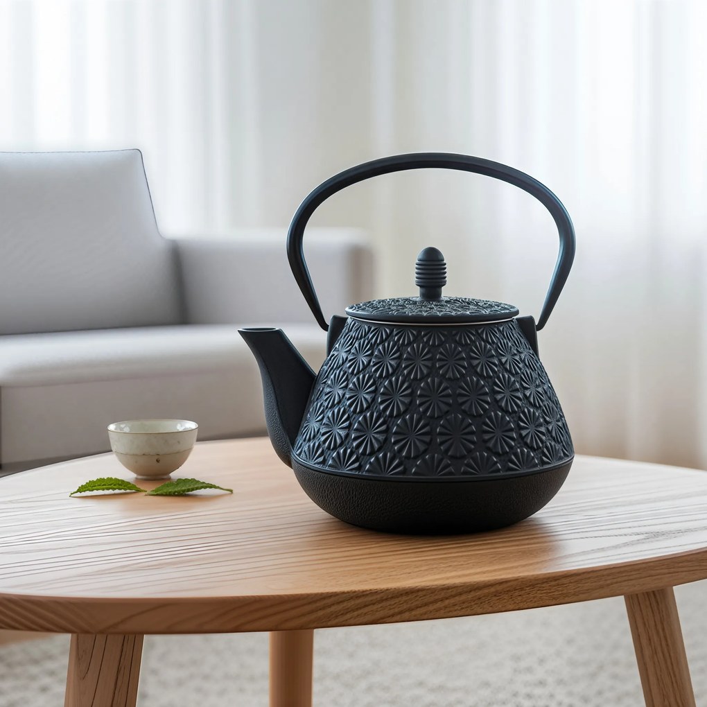 Czajnik żeliwny z zaparzaczem TAKI, 1000 ml