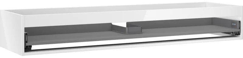 Mexen Box-A korpus szafki podumywalkowej 160 cm, 1 szuflada, biały połysk - 91AX0-1600-235-1-00