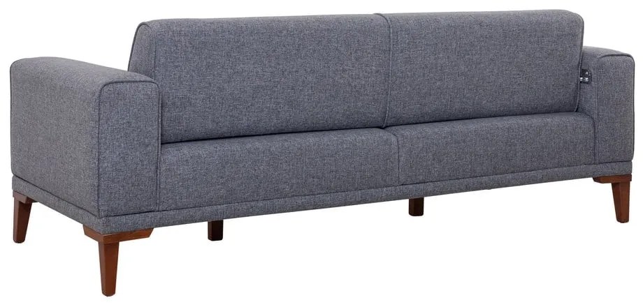 Ciemnoszara rozkładana sofa 223 cm Liones – Artie