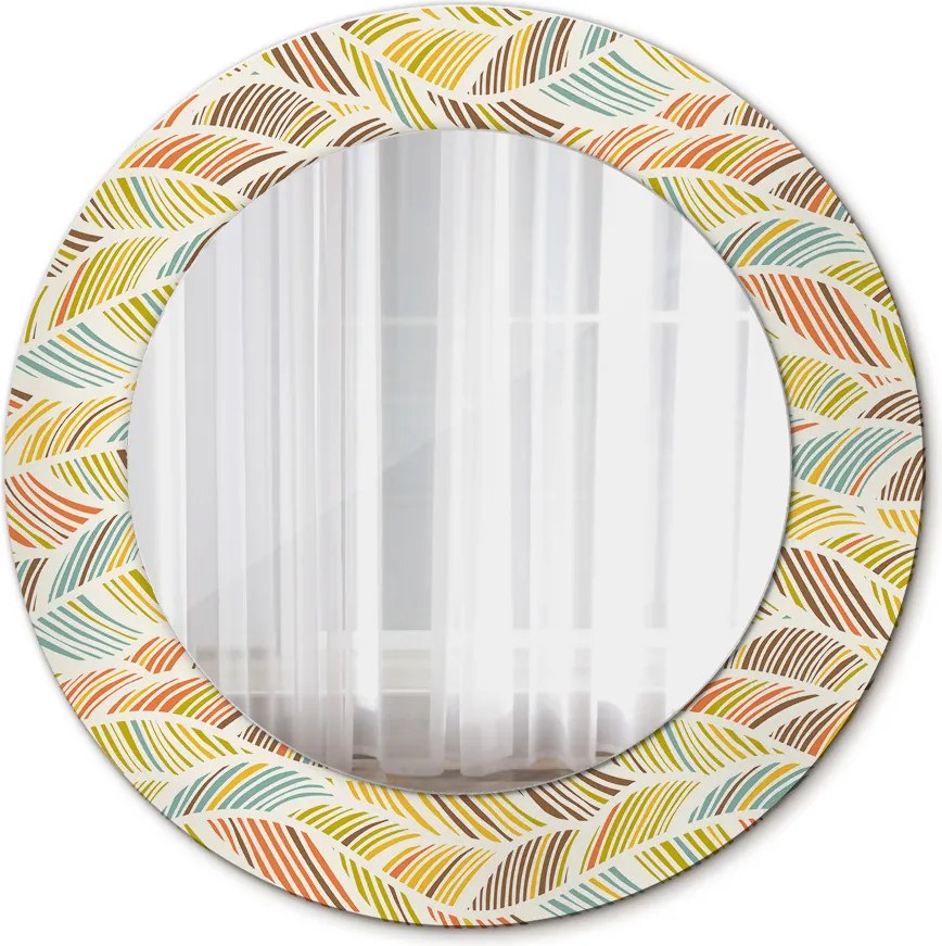 Lustro dekoracyjne okrągłe Abstrakcyjny