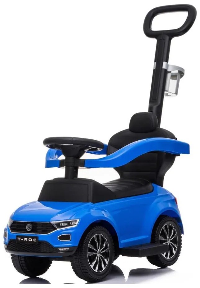 Rowerek do pchania Volkswagen 3w1 2xAA niebieski/czarny