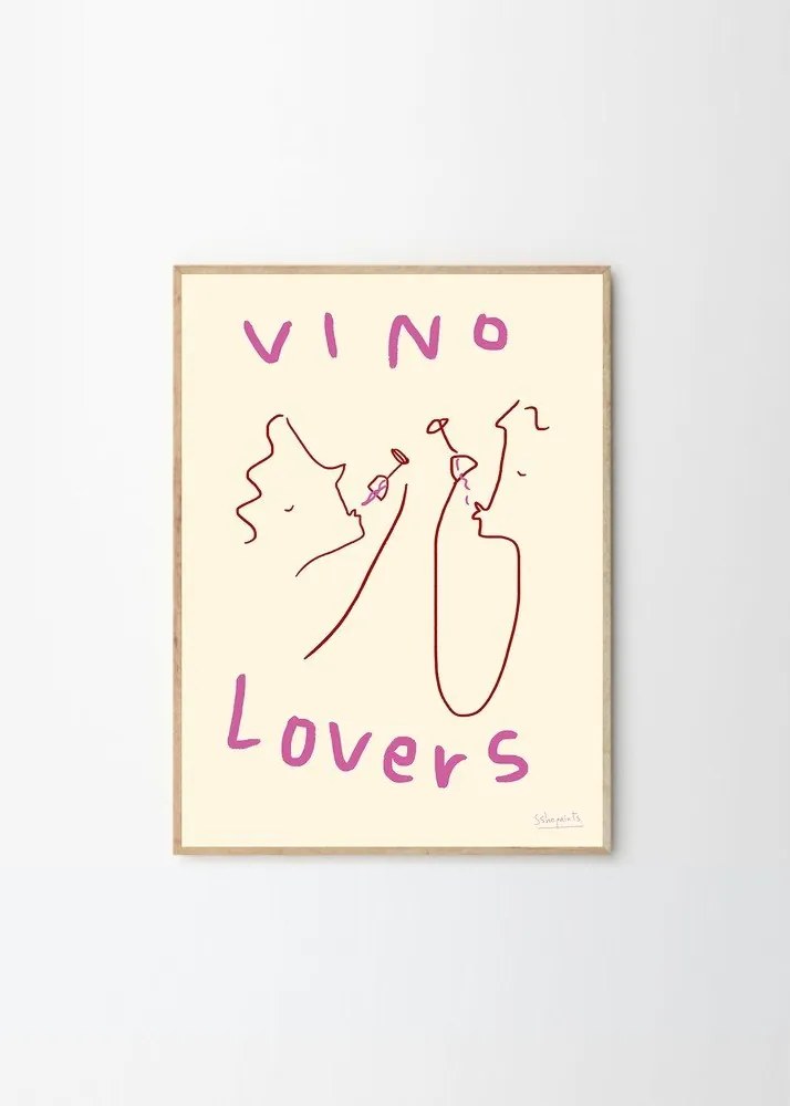 Plakat 50x70 cm Vino Lovers – Ruby Hughes – The Poster Club