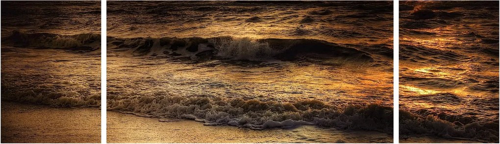 Obraz - Fale na wybrzeżu (170x50 cm)