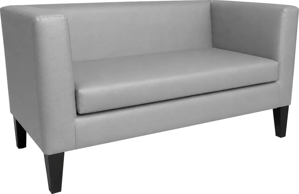 Sofa Monaco : Kolor nogi - Venge, Kolor tkaniny - EKO-SKÓRA - 22D, Typ tkaniny - Eko-skóra , Wysokość nogi - 20 cm