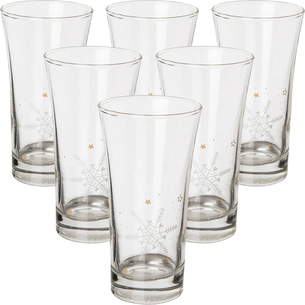 Orion Komplet szklanek Płatek śniegu 0,31 l, 6 szt.