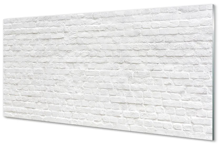 Szklany Panel Cegła mur vintage