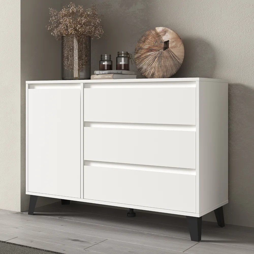 Komoda BOGAN 1D3S, biały