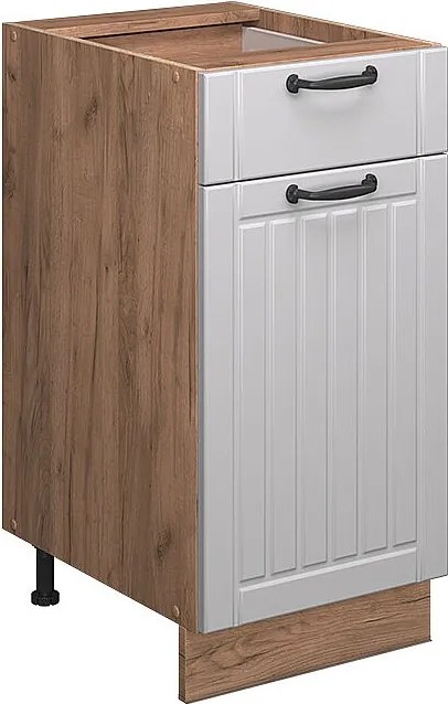 Szafka dolna do kuchni biały domek wiejski 40x51.6x82 fame-line