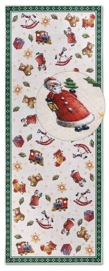 Zielony chodnik ze świątecznym motywem 80x200 cm Green Christmas – Villeroy&amp;Boch