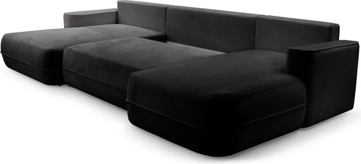 Narożnik FUEGO XL wolnostojący układ U z funkcją spania w tkaninie Bubble 17 DomoHome