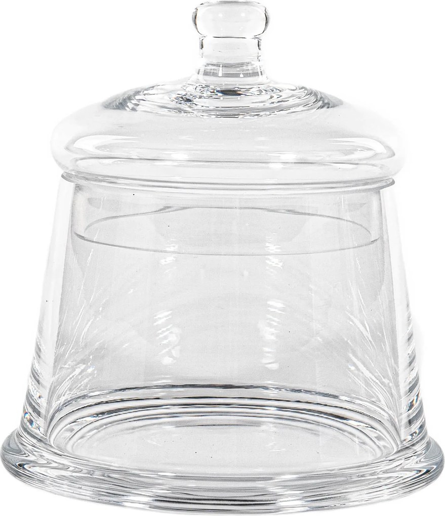Szklany pojemnik na ciastka, przechowywanie słodkości, Ø 13 cm