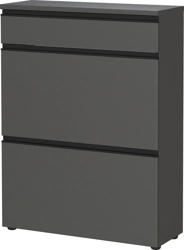 Antracytowa szafka na buty 80x107x29 cm Baldone – Germania