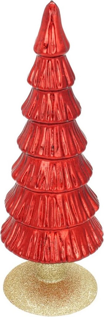 Dekoracja Red Christmas Tree 28cm