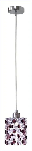 Nowoczesna kryształowa lampa wisząca - D213 R4-B73