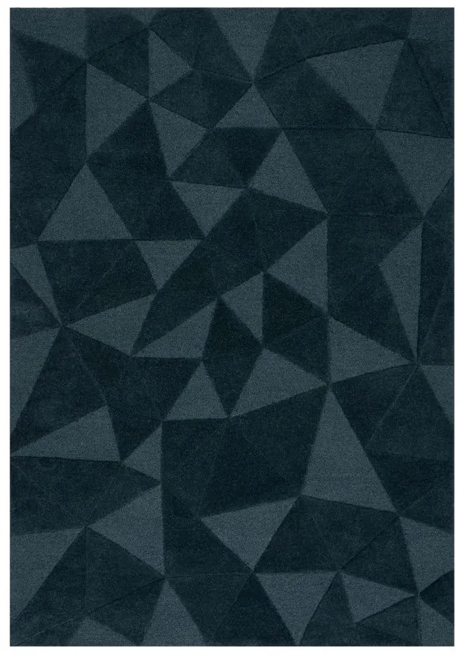 Zielononiebieski wełniany dywan tkany ręcznie 200x290 cm Shard Teal – Flair Rugs