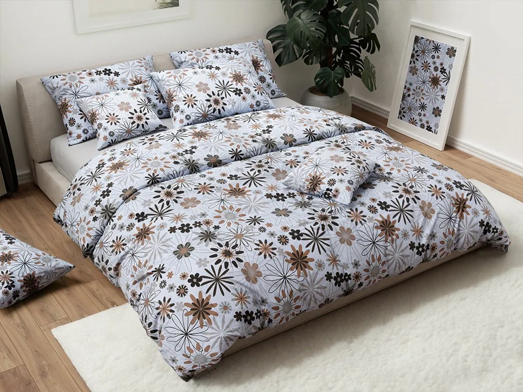 PrzytulneMieszkanie.pl PrzytulneMieszkanie.pl Bawełniana pościel KLEVIS biała Rozmiar pościeli: 2 szt 70 x 90 cm | 200 x 220 cm