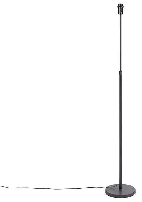 Lampa stojąca czarna regulowana - Parte Nowoczesny Oswietlenie wewnetrzne