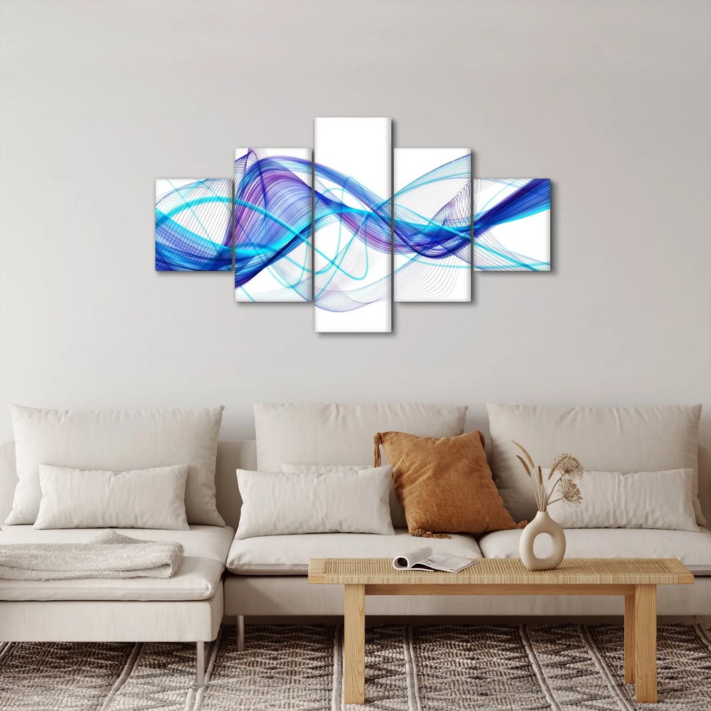 Obraz abstrakcji (125x70 cm)
