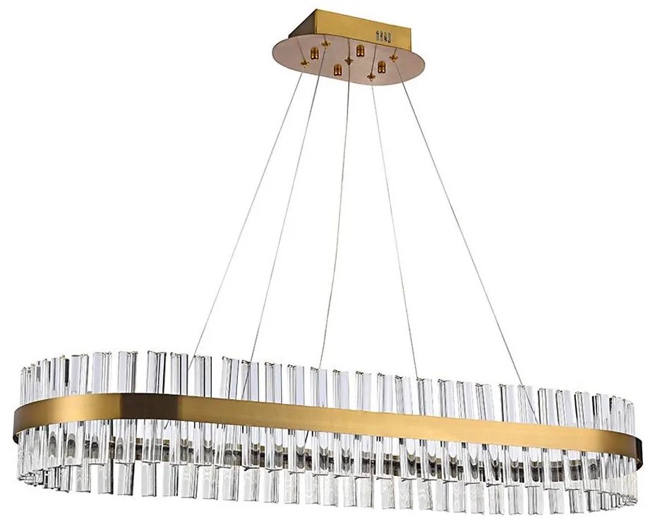 Azzardo AZ5263 - LED Żyrandol na lince FRANCESCA LED/64W/230V 100 cm