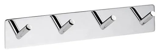 Wieszak 25,5x4,5 cm stal nierdzewna/srebrny