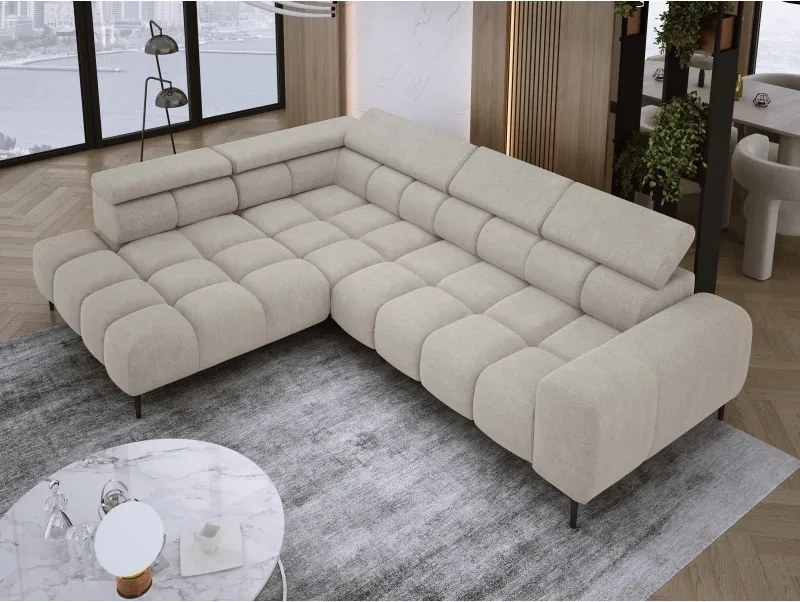 Narożnik PLAZA L z elektryczną regulacją siedziska WERSAL