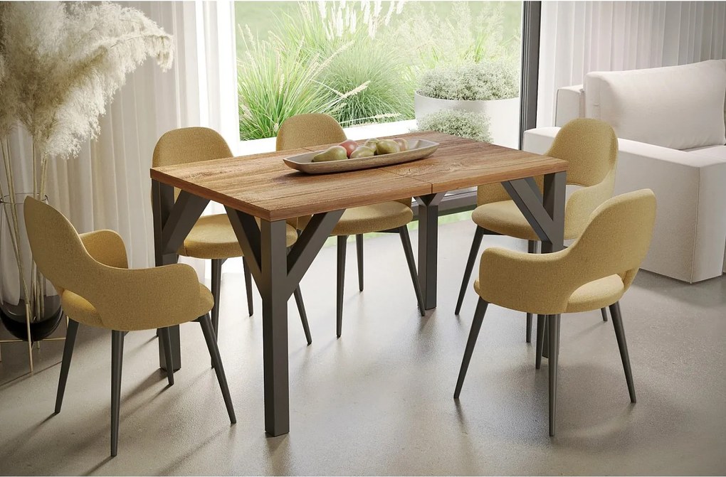 Stół rozkładany BALTIKA 130(240)x90 dąb stirling