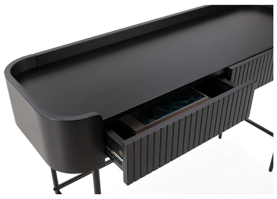 Czarna konsola 40x120 cm Willa – MOME
