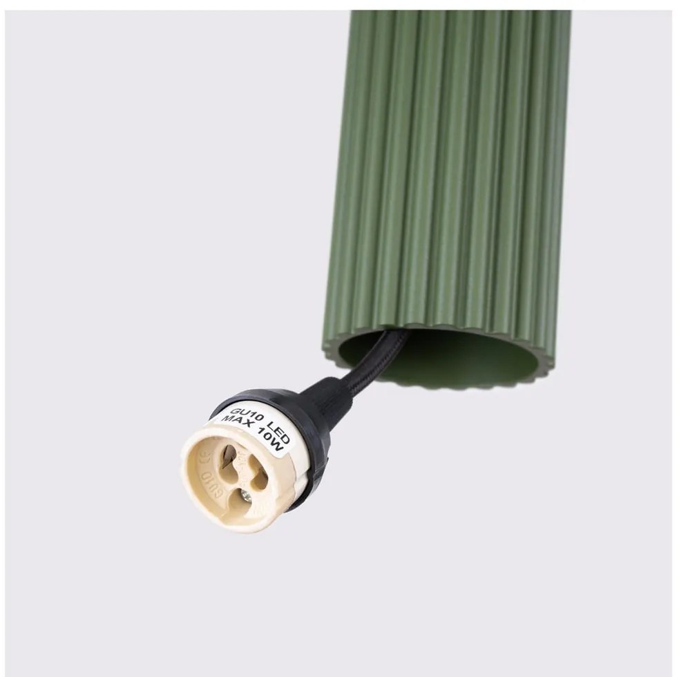 Zielona lampa wisząca Gleam – Sollux