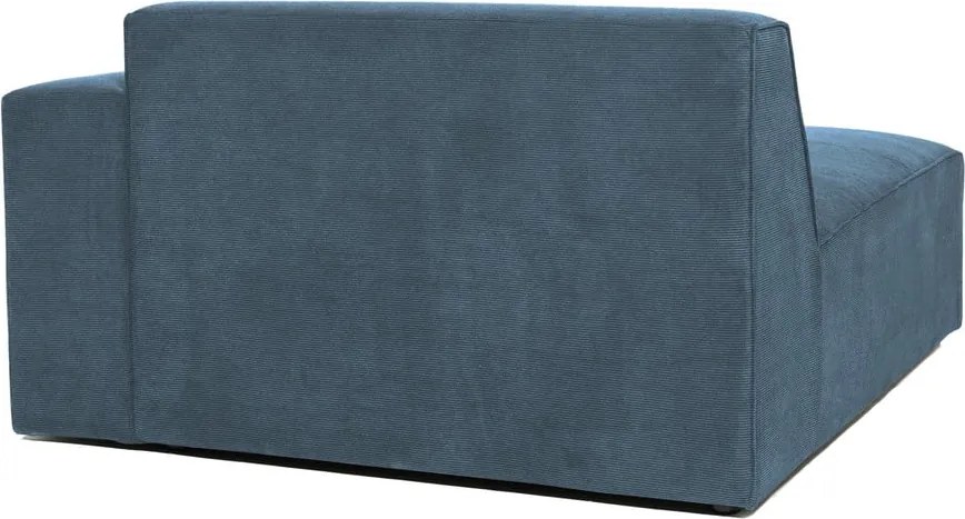 Niebieski sztruksowy moduł sofy (prawostronny) Sting – Scandic