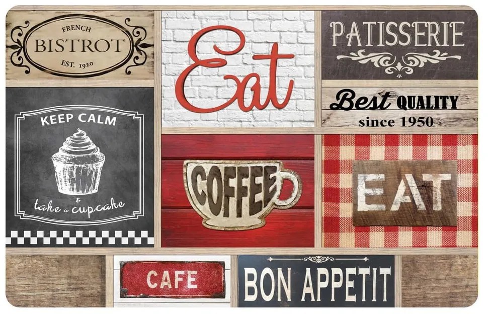 Mata stołowa 28.5x44 cm Coffee shop – douceur d'intérieur