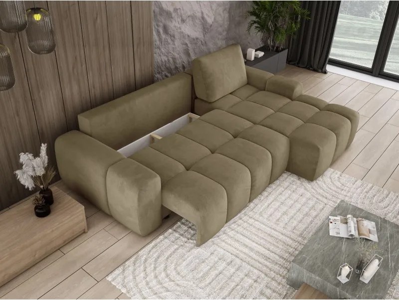 Narożnik MAILO system DL z pojemnikiem i funkcją spania WERSAL